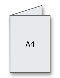 A3laa4 meniurile pliate pot conține foarte multe informații într-un format pliat mic.