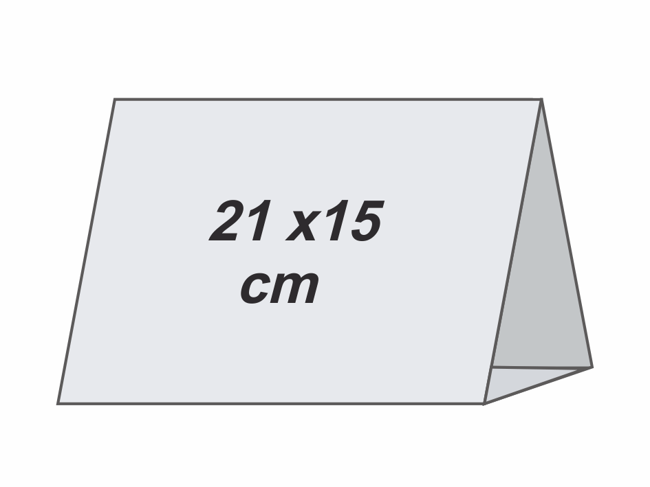 210 x 150 mm - 2 fețe tipărite - 6 luni pe față