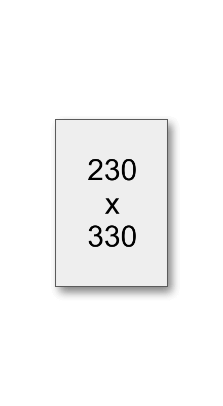 220 x 330 mm